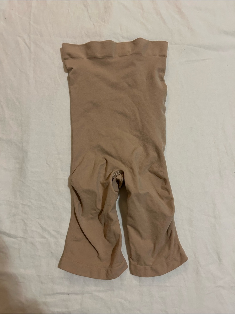 SKIMS Tan High-Waist Shapewear Shorts size small